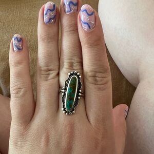 Sterling silver turquoise ring